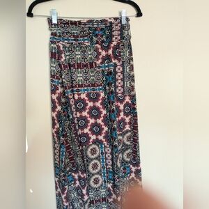 Joe Benbasset Ethnic Print Maxi Skirt Size S